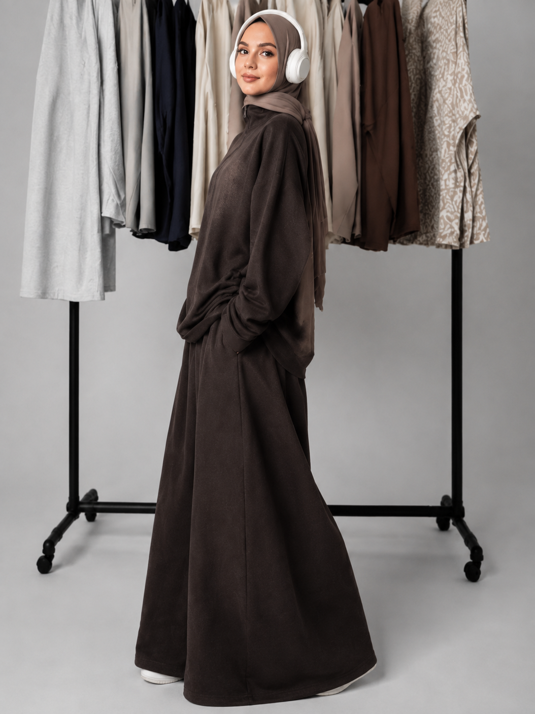 Leyla Half-Zip Two-Piece Set – LY117